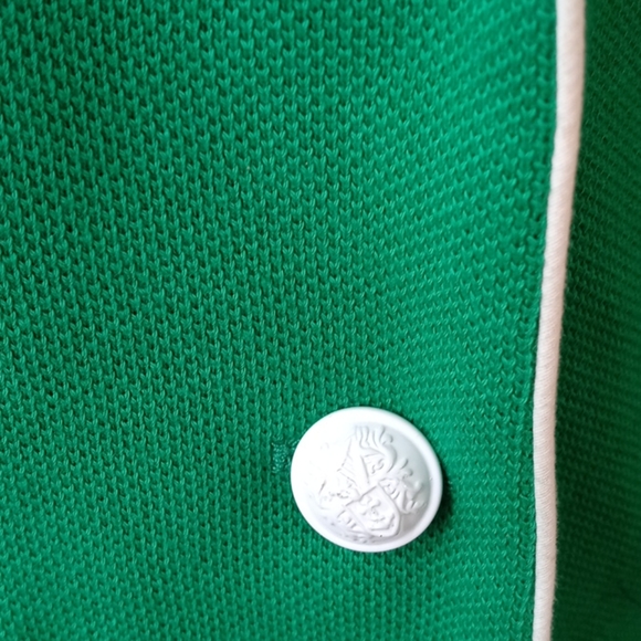 Green textured gap academy blazer - Picture 3 of 6